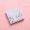 8PCS Floral Painting 50 Pages Post-it Notes Portable Notebooks School Student Kids Cute Stationery Gift
