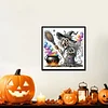 Diamond Painting - Partial Special Shaped Drill - Halloween Skull(Canvas|30*30cm)