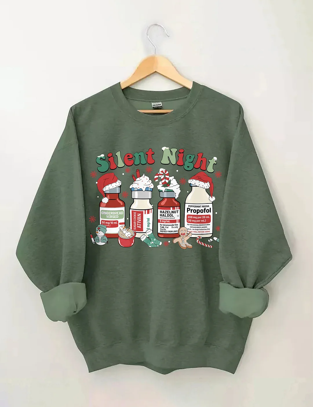 Silent Night Christmas Sweatshirt