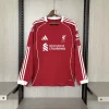 25/26 Liverpool Long Sleeve Soccer Jersey Home