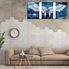 Diamond Painting-DIY Full Round Drill 3 Panel Love Angel Wings（90*40cm）