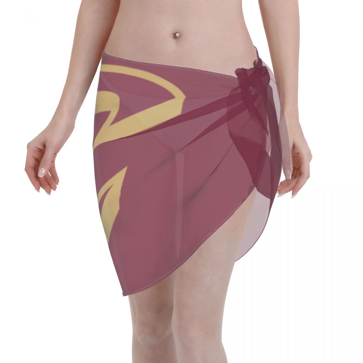 Cleveland Cavaliers Logo Women Short Sarongs Beach Bikini Wraps