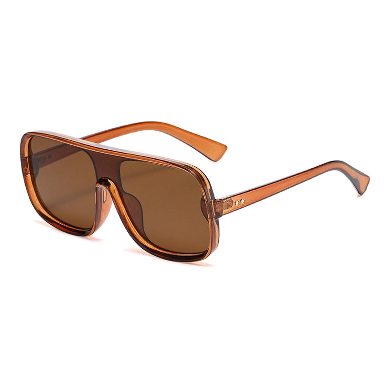 Casual Elegant Minimalist Solid Color Ac Special-Shaped Mirror Full Frame Women’s Sunglasses