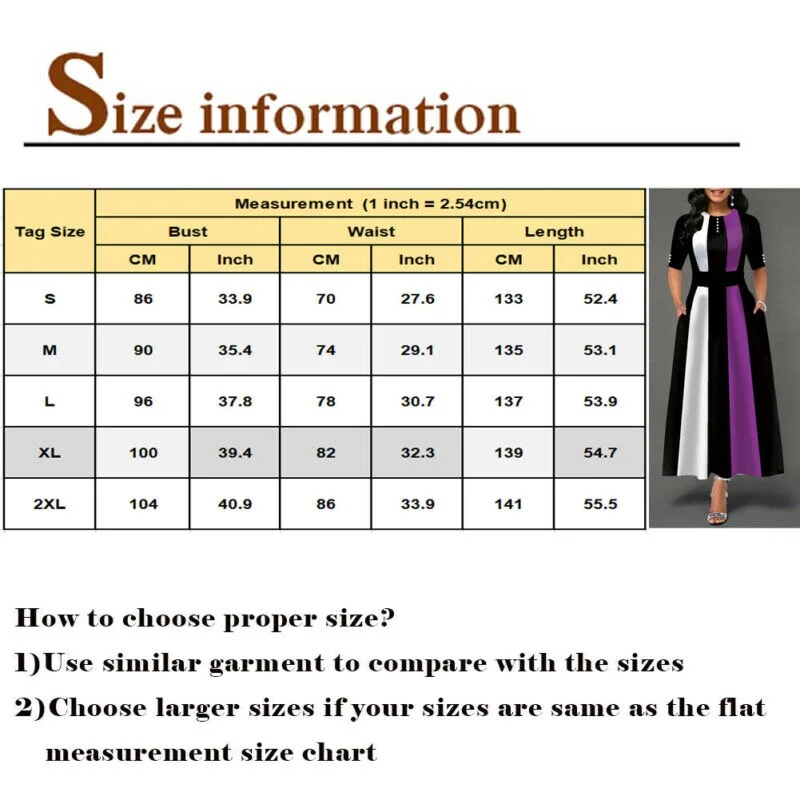 Plus Size Womens Vintage Swing Dress Office Lady Dresses Ladies Half Sleeve Party Skater Dresses Woman Dress Autumn Sundress