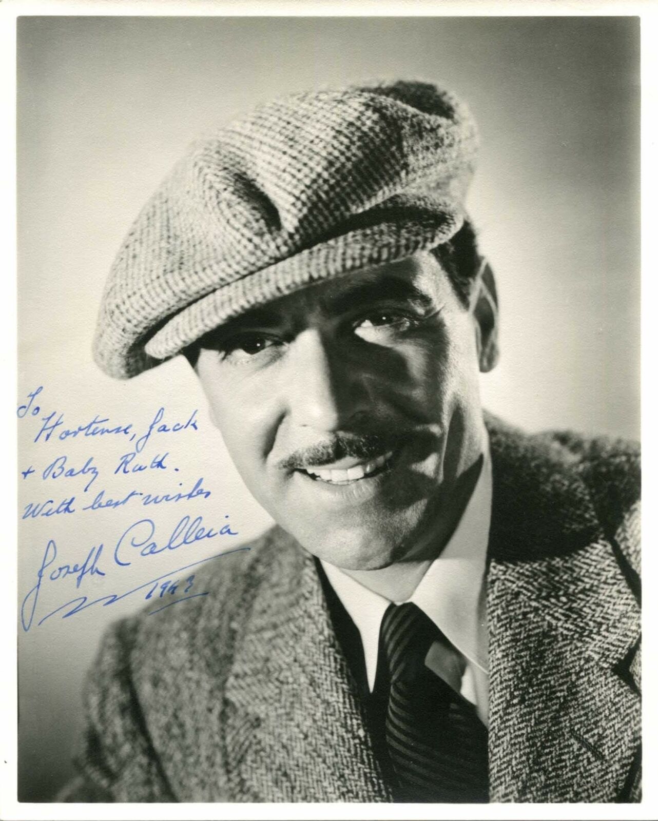 Joseph Calleia TOP autograph, signed vintage Photo Poster painting