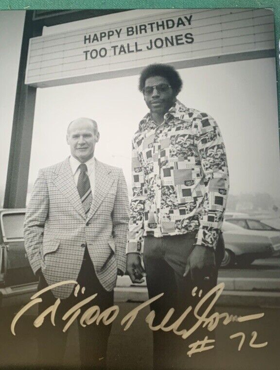 ed too tall jones signed 8x10 Photo Poster painting Pic Auto