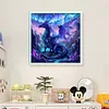 Dragon-14CT Stamped Cross Stitch 45*45cm