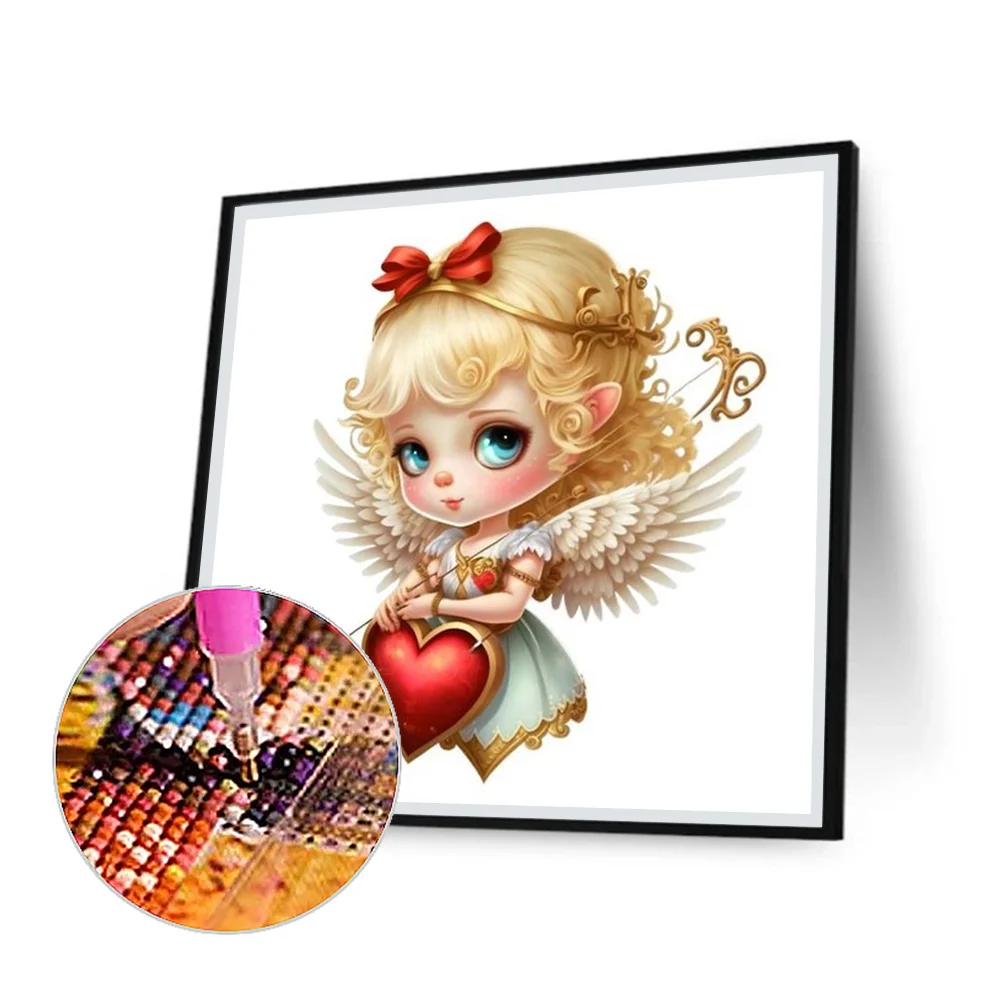 Full Round Diamond Painting 30*30cm - Little Angel