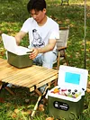 6/9L Camping Car Refrigerator Portable Ice Bucket for Outdoor Camping Fishing