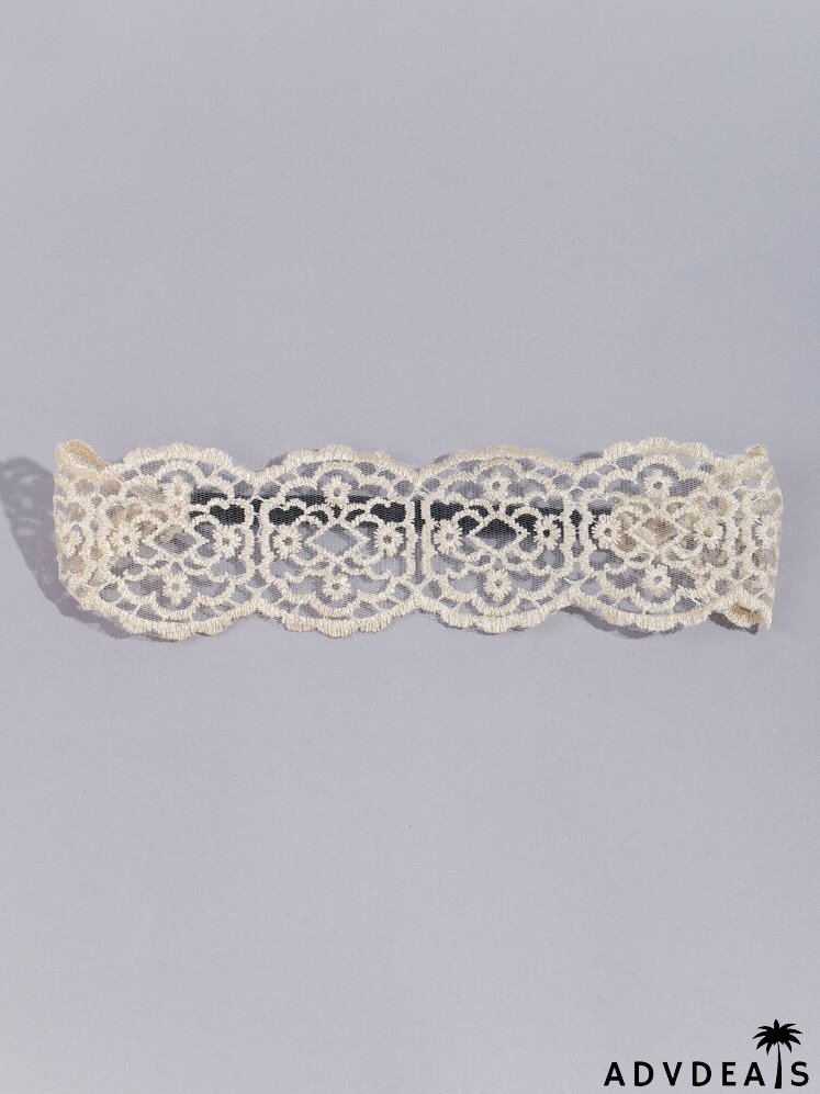 Lace Embroidered Hair Band