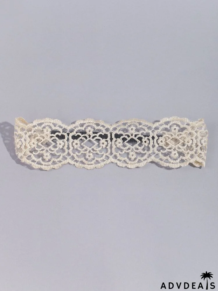 Lace Embroidered Hair Band