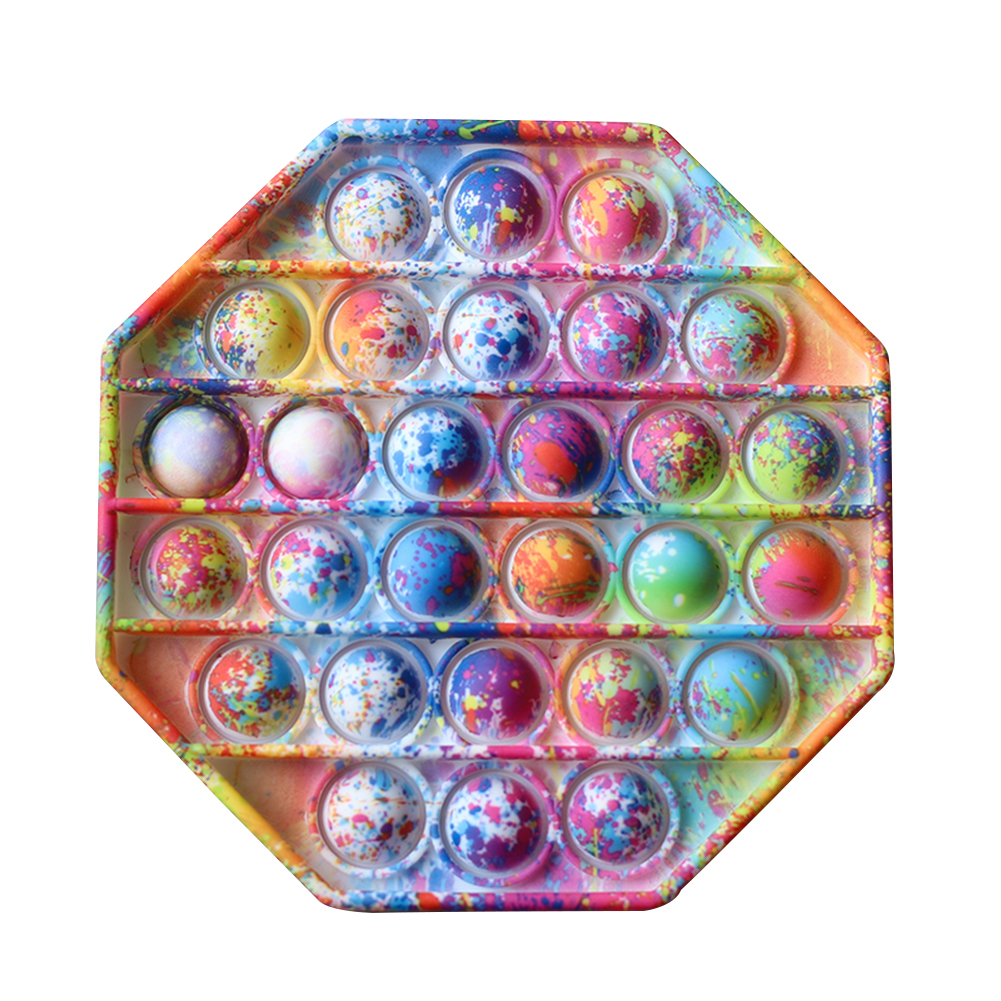 

Colorful Hexagon- Pop It Fidget Toy, 501 Original