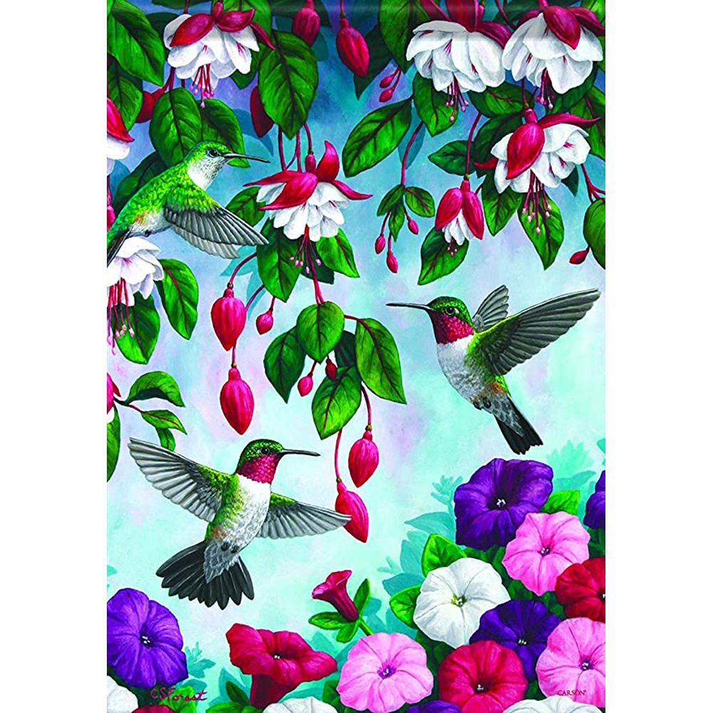 

Hummingbird - Round Drill Diamond Painting - 30*40CM, 501 Original