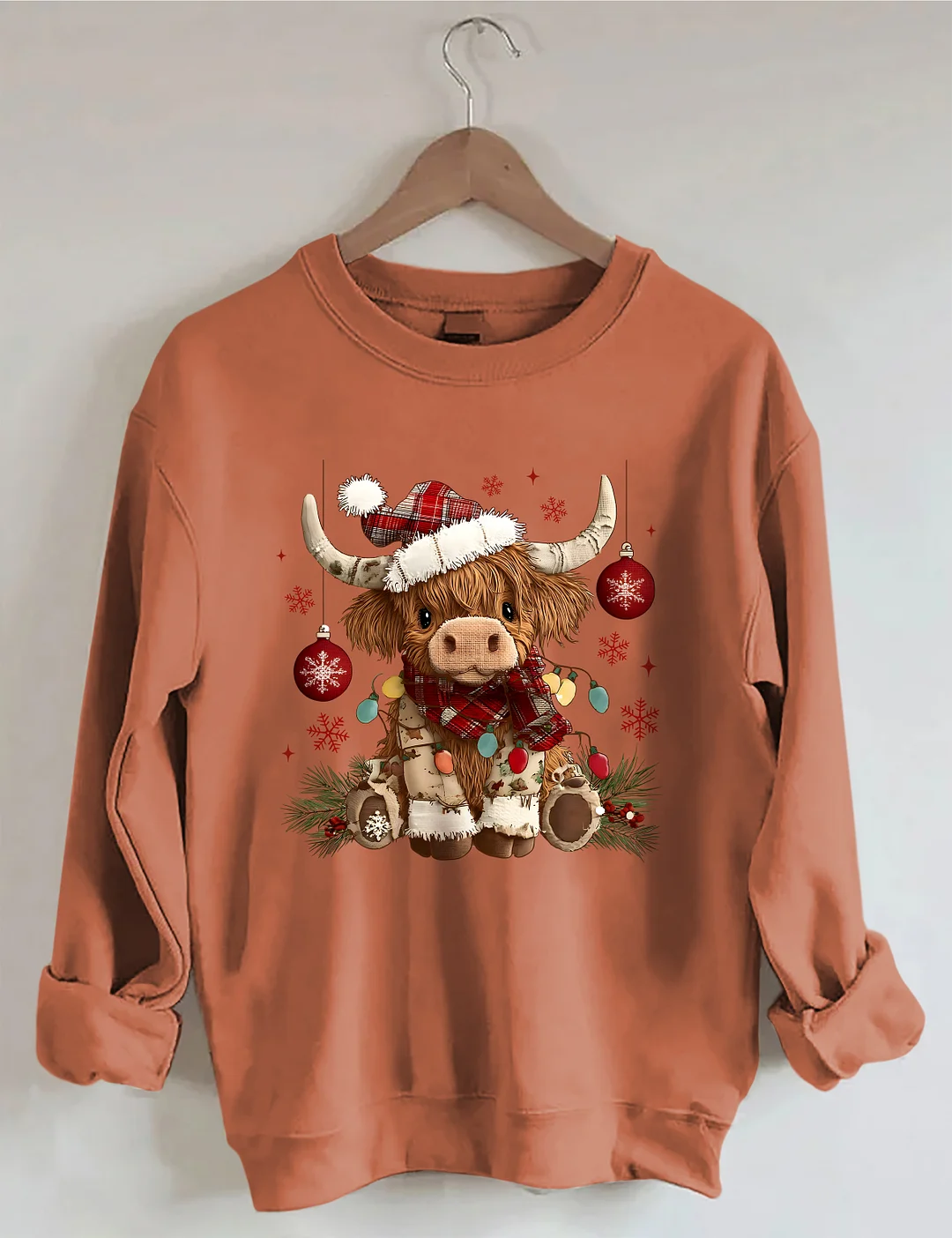 Christmas Cow Sweatshirt