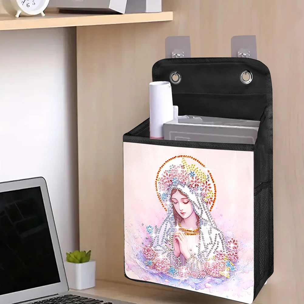 DIY Holy Mother Diamond Painting Storage Bag Diamond Art Sundries Holder Bag