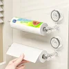 Multifuntional Vacuum Suction Cup Toilet Paper Holder