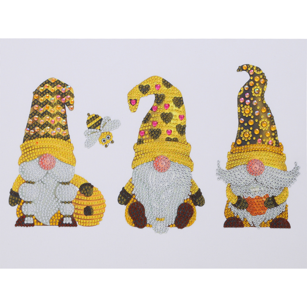 

Yellow Gnome - Crystal Special Shaped Diamond Painting - 40*30CM, 501 Original