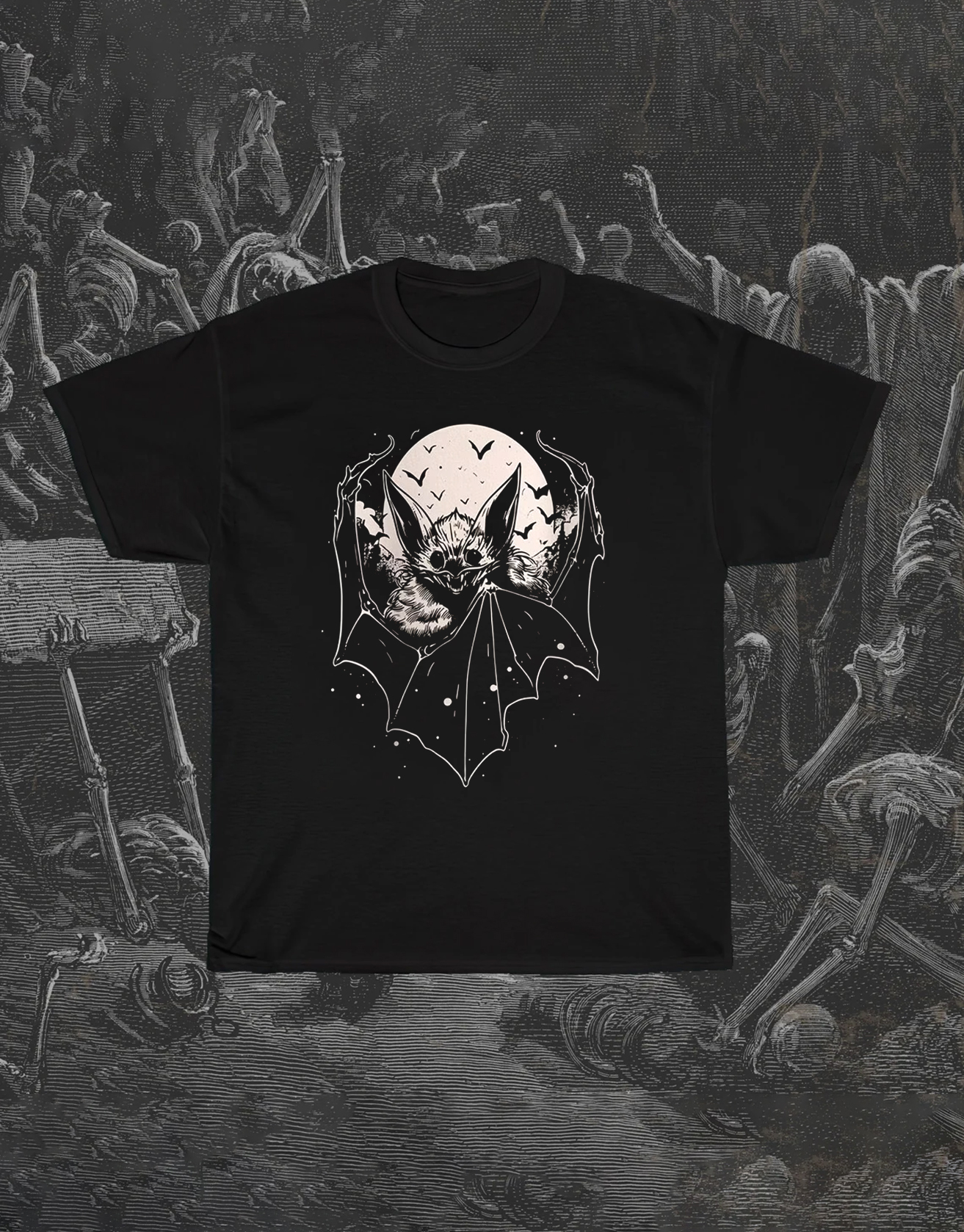 Bat T-Shirt | Dark Cottagecore Clothing / TECHWEAR CLUB / Techwear