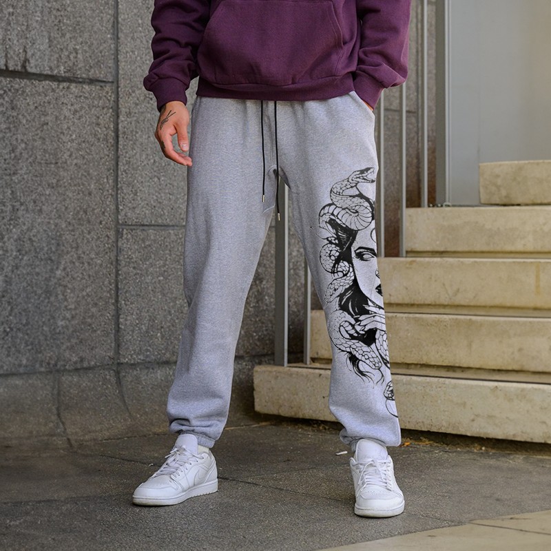 Medusa portrait GRAPHIC PRINT JOGGERS