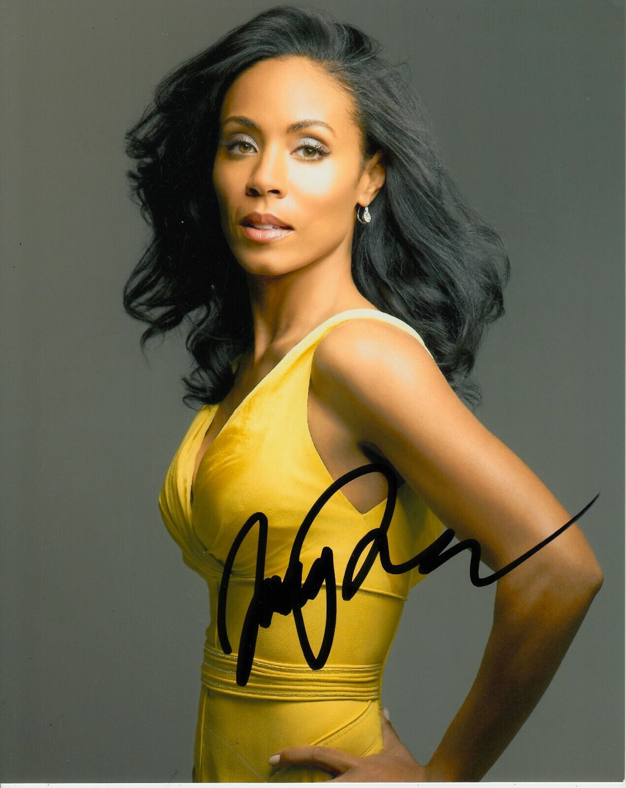 JADA PINKETT SMITH SIGNED SEXY Photo Poster painting UACC REG 242 (2)