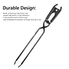 BBQ Charcoal Clips Carbon Steel Long Handle Fire Poker Outdoor Camping BBQ Tools