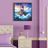 (40*40cm)Lighthouse - Full Round Drill Diamond Painting