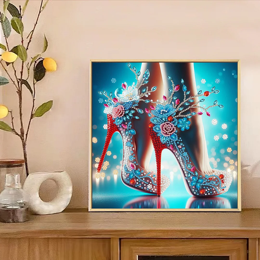 Dream High Heel - Diamond Painting - Partial Special Shaped Drill(Canvas|30*30cm)