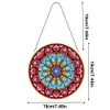 Suncatcher Mandala Diamond Painting Hanging Pendants for Kid Adults DIY Craft