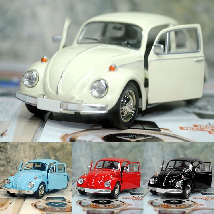 assembly vintage classic car metal mechanical model toy