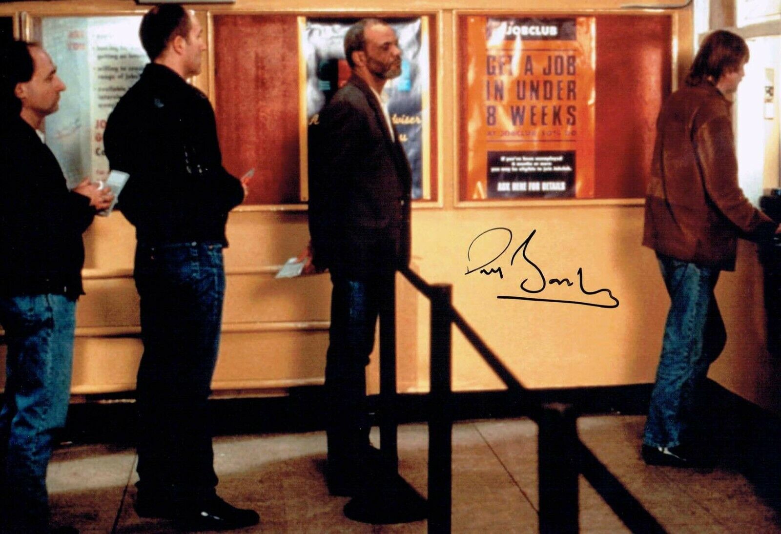 Paul BARBER SIGNED Autograph The Full MONTY 12x8 HORSE Photo Poster painting AFTAL RD COA