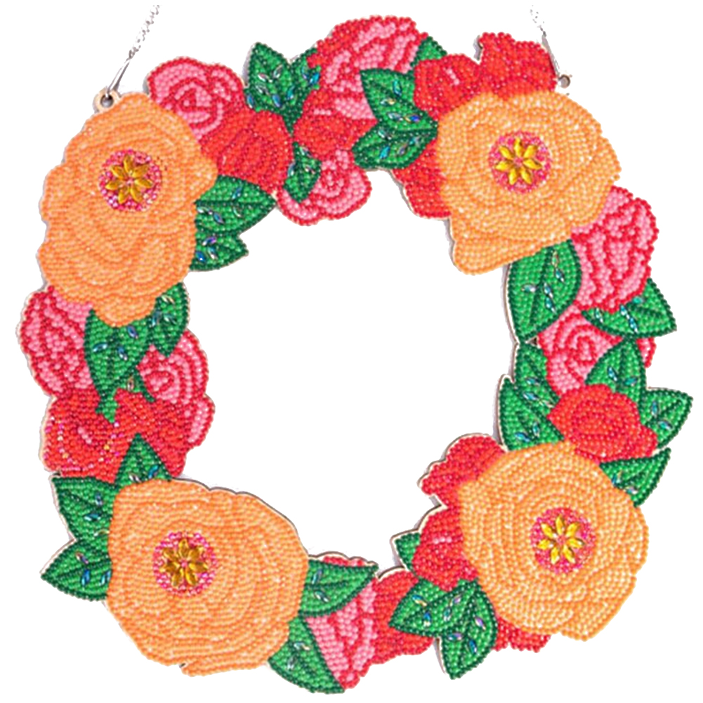 

Flower Wreath - 5D DIY Craft Pendant - 30*30CM, 501 Original