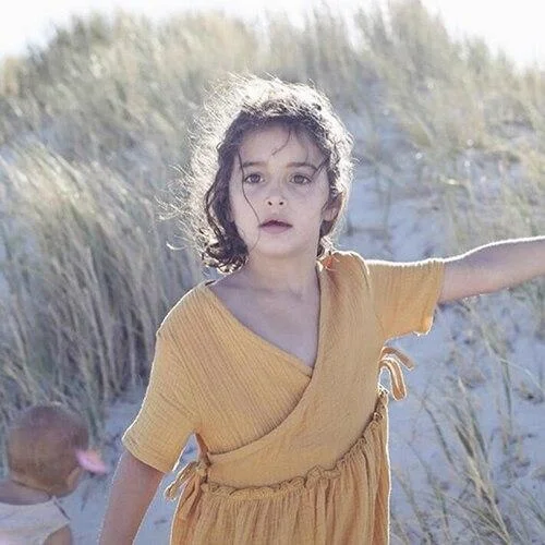 2020 New Korean Japan Style Summer Baby Girls Dresses Toddler Kids Girl Princess Dress Linen Clothing Kids Casual Fashion Dress