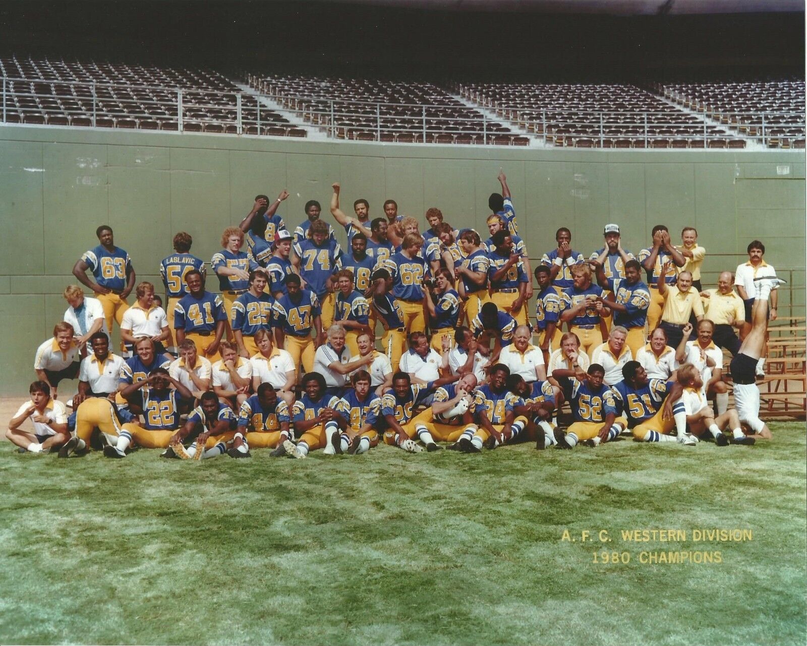 1980 Chargers Team 16x20 Photo Poster painting Poster Air Coryell Funny Dan Fouts Kellen Winslow