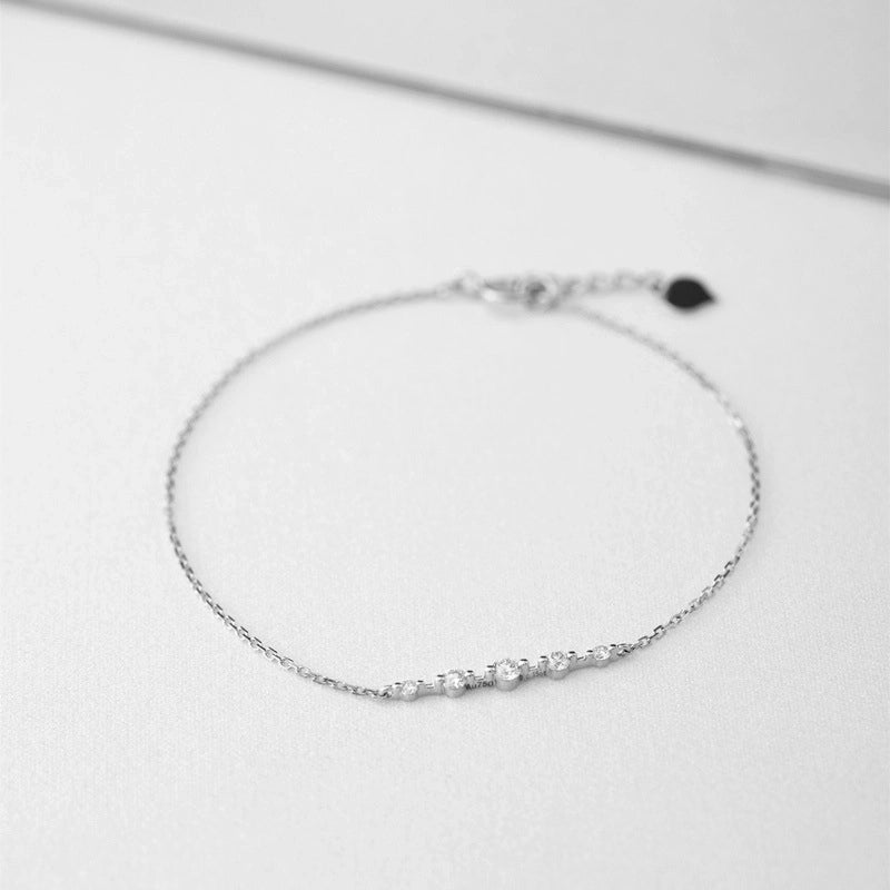 Basic Minimalist Geometric Sterling Silver Bracelets