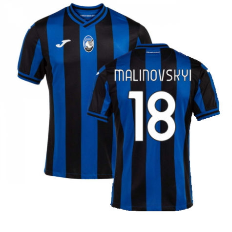 Atalanta Ruslan Malinovskyi 18 Home Shirt Kit 2022-2023