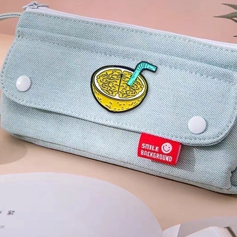 Cartoon Style Cute Pin Cup Alloy Stoving Varnish Women’S Brooches