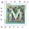 Butterfly Flower M 5D Partial Drill DIY Diamond Painting Kit 30*30cm