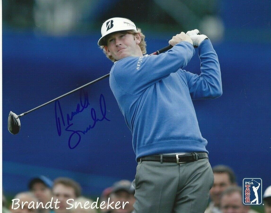 Brandt Snedeker Autographed 8x10 PGAC717