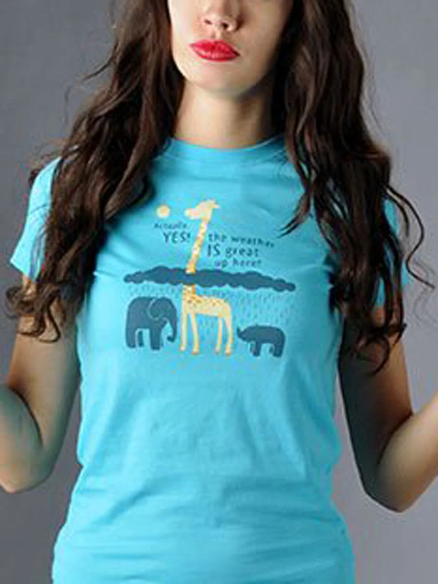 Giraffe Printed T-shirt