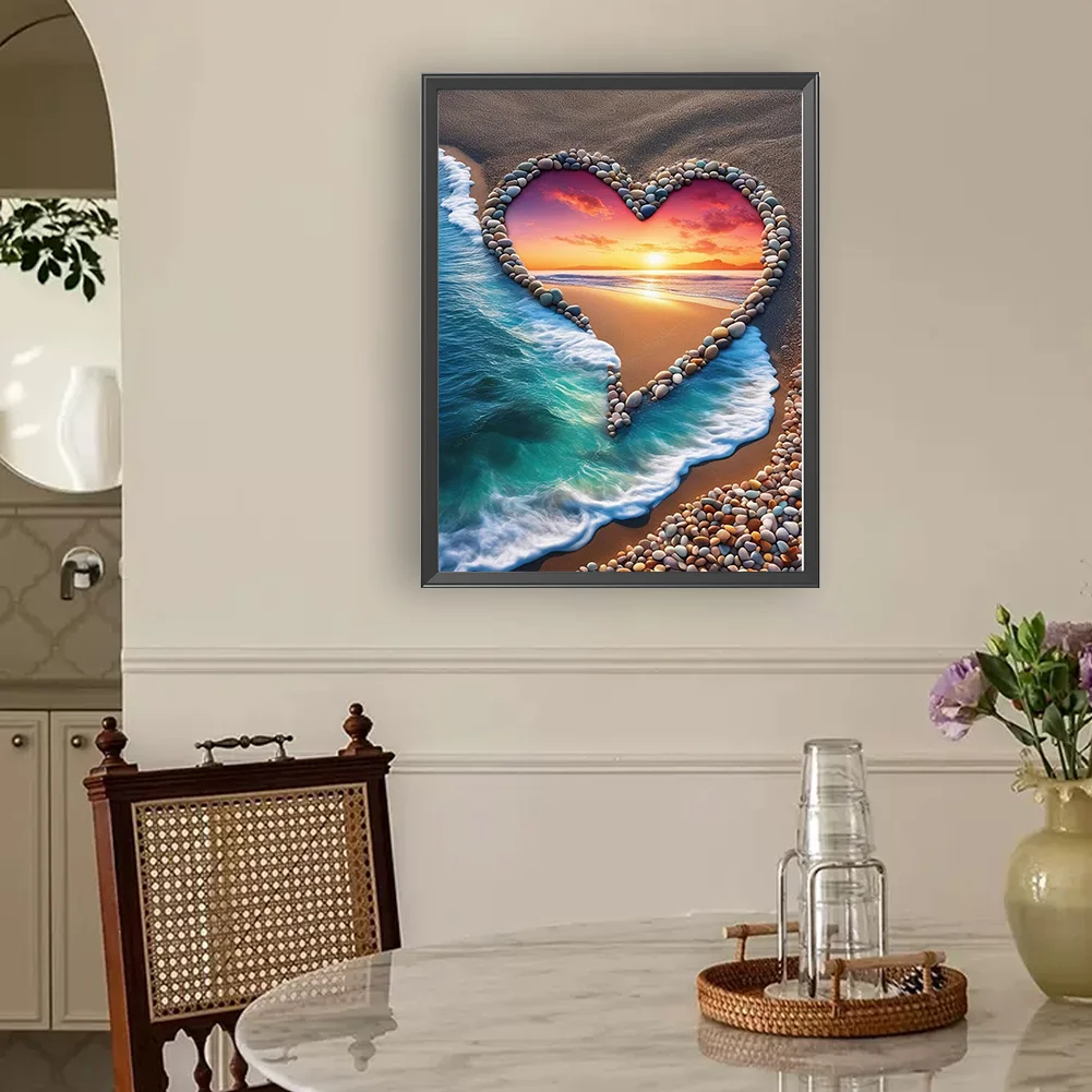 Diamond Painting - Full Round Drill - Beach(Canvas|30*40cm)
