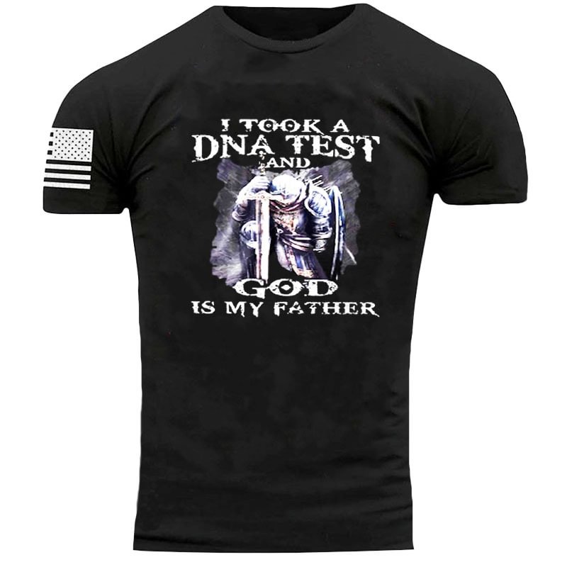 I Took A DNA Test And God Is My Father Printed Shirt-Compassnice®