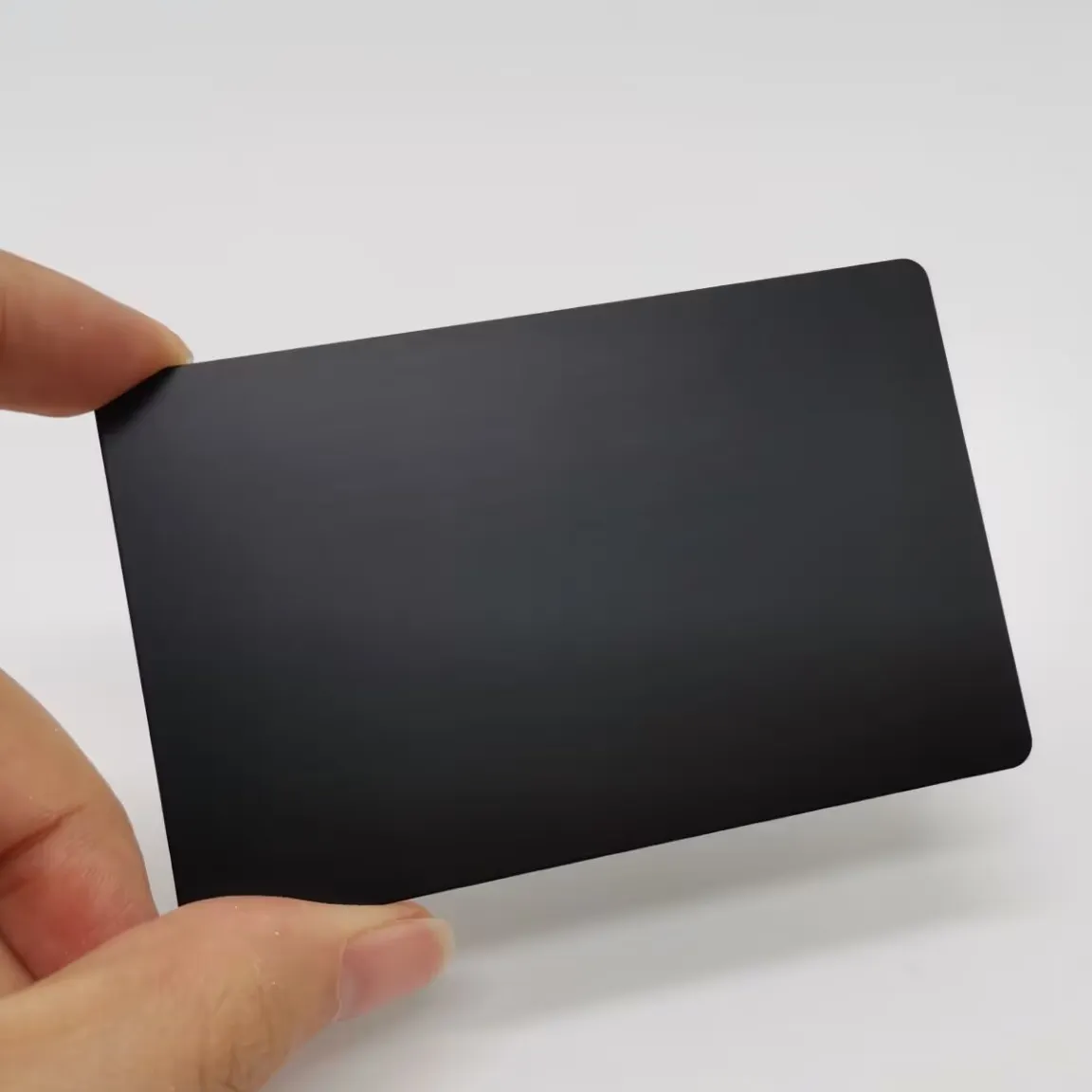 Matte black Full metal NFC connected smart card