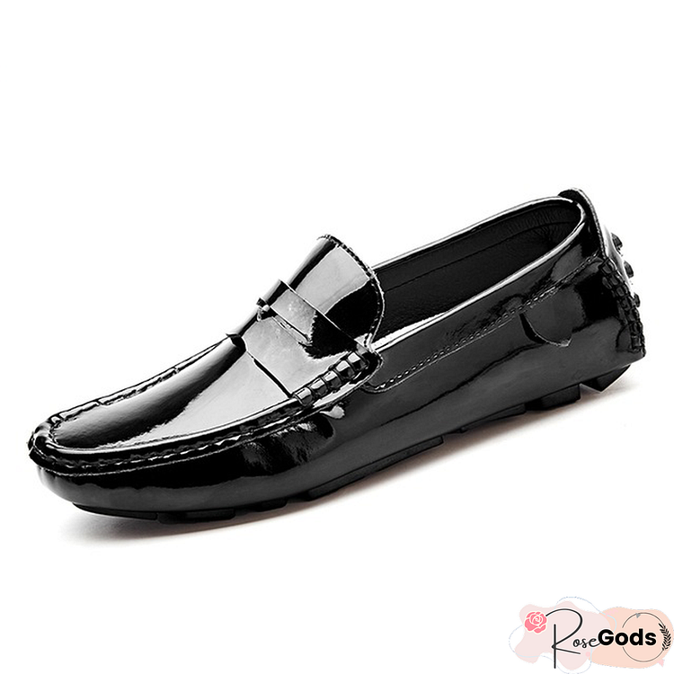 Big Size Men Leather Shoes Slip On Men Loafers Fashion Casual Men Shoes Male Flats Shoes