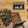 Warning - Metal Tin Signs(8*12Inch)