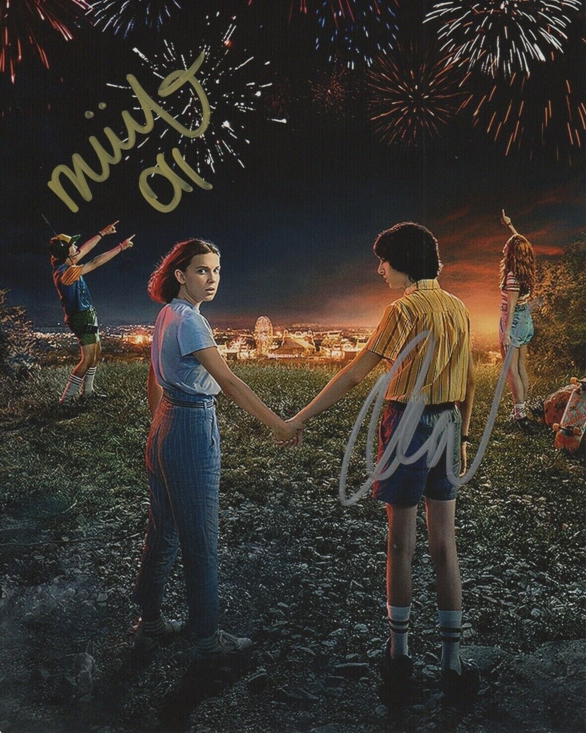 Millie Bobby / Brown Finn Autographed Signed 8x10 Photo Poster painting (Stranger Things)REPRINT