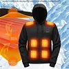 USB Electric Heated Hoodie with 17 Zones Heating Sweatshirt for Men Women Winter