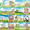 8pcs/set DIY Diamond Painting Greeting Cards Easter Mosaic Postcards Kits