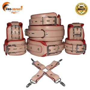 pornhint Pornhint Leather Wrist Suspension Cuffs | BDSM suspension wrist Cuffs | Bondage restraints | Adjustable Fetish Gifts