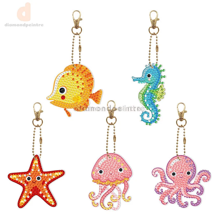 Bringblin's Keychain | Marine life | FIve Piece Set