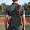 Oxford Cloth Sling Bag Waterproof Simple Shoulder Bags Large Capacity Versatile Crossbody Bag for Sports And Outdoor Family Outings